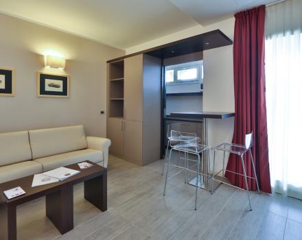 Best Western Plus Hotel Modena Resort suite living room