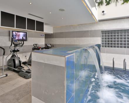 Best Western Plus Hotel Modena Resort refreshing waterfalls of charming indoor swimming pool