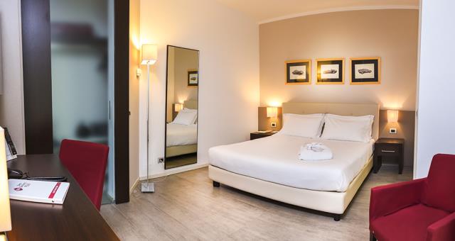 A photo of one of the family suites at the Modena Resort in Casinalbo di Formigine city