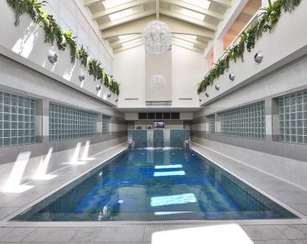 Best Western Plus Hotel Modena Resort. Un particolare della piscina coperta e riscaldata nei periodi invernali ad uso clienti hotel